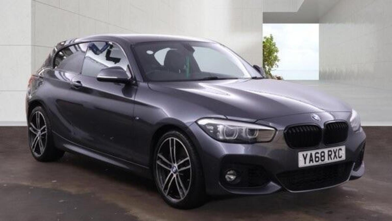2018 BMW 1 Series 1.5 116d M Sport Shadow Edition Auto Euro 6 (s/s) 3dr in Grey — image 1