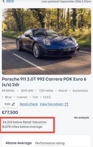 2019 Porsche 911 3.0t 992 Carrera Pdk Euro 6 (s/s) 2dr in Blue — image 5
