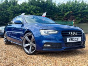 2013 Audi A5 2.0 Tdi Black Edition Sportback Euro 5 (s/s) 5dr in Blue — image 3