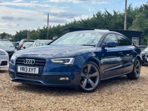 2013 Audi A5 2.0 Tdi Black Edition Sportback Euro 5 (s/s) 5dr in Blue — image 4