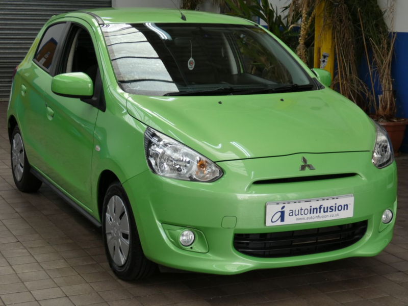 2015 Mitsubishi Mirage 1.2 2 Hatchback 5dr Petrol Manual Euro 5 (s/s) (79 Ps) in Green — image 1