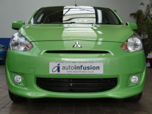 2015 Mitsubishi Mirage 1.2 2 Hatchback 5dr Petrol Manual Euro 5 (s/s) (79 Ps) in Green — image 2