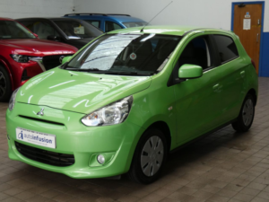 2015 Mitsubishi Mirage 1.2 2 Hatchback 5dr Petrol Manual Euro 5 (s/s) (79 Ps) in Green — image 3