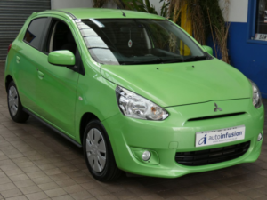 2015 Mitsubishi Mirage 1.2 2 Hatchback 5dr Petrol Manual Euro 5 (s/s) (79 Ps) in Green — image 5