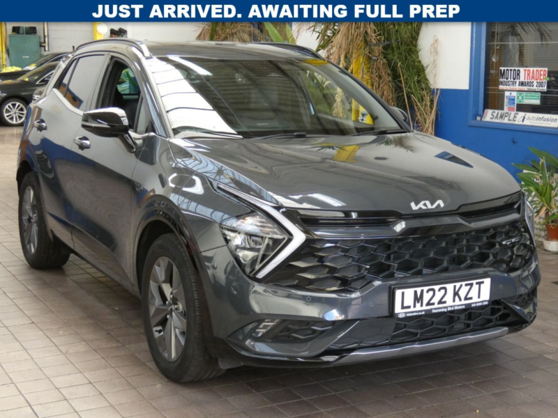 2022 Kia Sportage 1.6 H T-Gdi Gt-Line SUV 5dr Petrol Hybrid Auto Euro 6 (s/s) (226 Bhp) in Grey — image 1