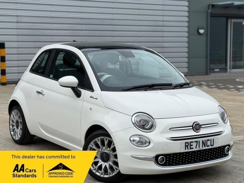 2021 Fiat 500 1.0 Mhev Dolcevita Plus Euro 6 (s/s) 3dr in White — image 1
