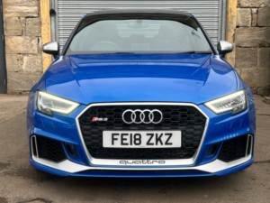 2018 Audi Rs3 2.5 Tfsi Sportback 5dr Petrol S Tronic Quattro Euro 6 (s/s) (400 Ps) in Blue — image 5