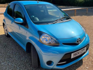 2014 Toyota Aygo 1.0 Vvt-I Move Euro 5 5dr in Blue — image 2
