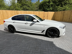 2018 BMW 5 Series 2.0 520d M Sport Saloon in White — image 2