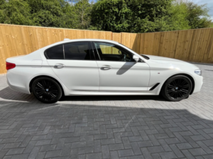 2018 BMW 5 Series 2.0 520d M Sport Saloon in White — image 3