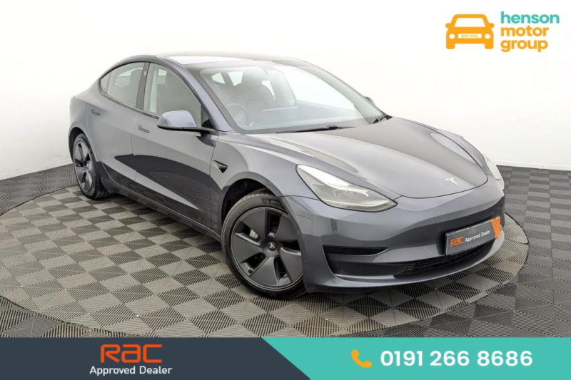 2020 Tesla Model 3 Standard Range Plus Saloon 4dr Electric Auto Rwd (241 Bhp) in Grey — image 1