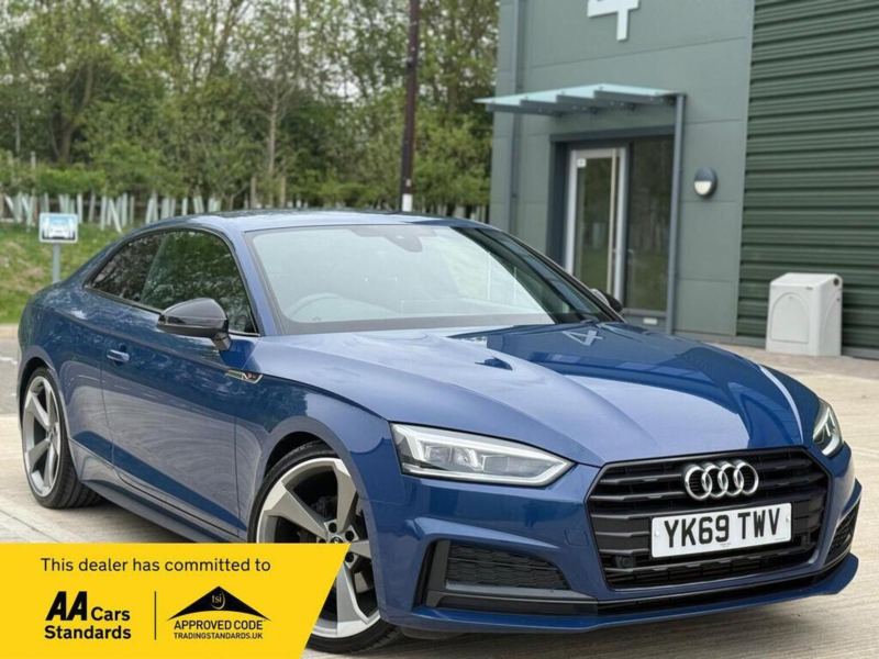 2019 Audi A5 2.0 Tfsi 35 Black Edition S Tronic Euro 6 (s/s) 2dr in Blue — image 1