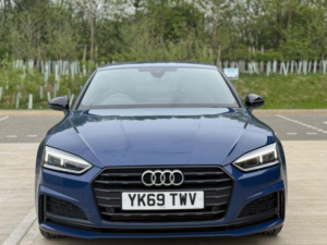 2019 Audi A5 2.0 Tfsi 35 Black Edition S Tronic Euro 6 (s/s) 2dr in Blue — image 4