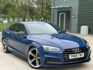 2019 Audi A5 2.0 Tfsi 35 Black Edition S Tronic Euro 6 (s/s) 2dr in Blue — image 6