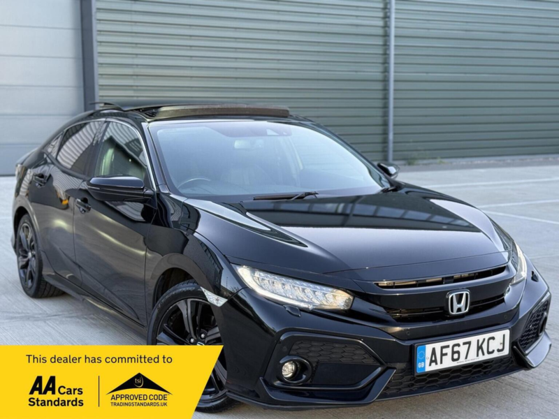 2018 Honda Civic 1.6 I-Dtec Ex Euro 6 (s/s) 5dr in Black — image 1
