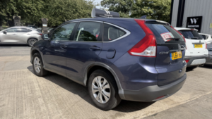 2014 Honda Cr-V 1.6 I-Dtec Se-T Diesel Blue 5dr 1 Keeper+low Tax+12 Stamps+satnav in Blue — image 4