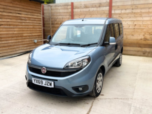 2019 Fiat Doblo 3 SEAT Wheelchair Accessible Disabled Access Vehicle Wav in Blue — image 6