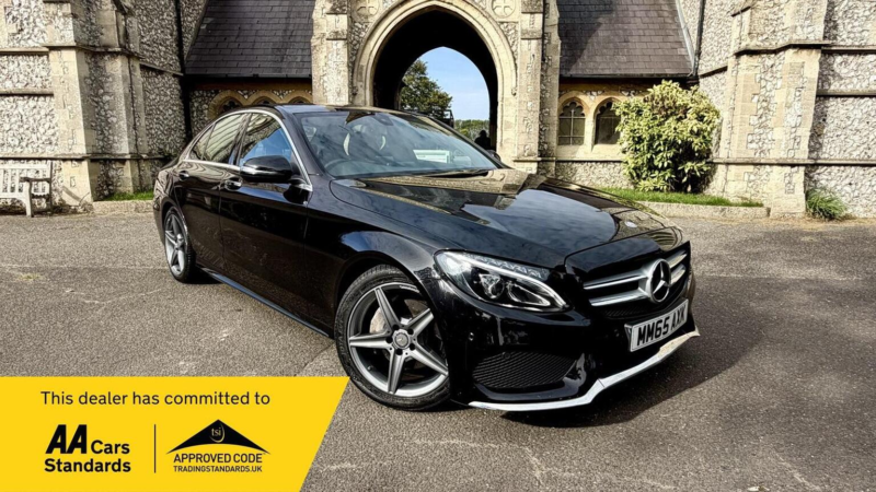 2015 Mercedes-Benz C Class 2.1 C220d Amg Line (premium) 7g-Tronic+ Euro 6 (s/s) 4dr in Black — image 1