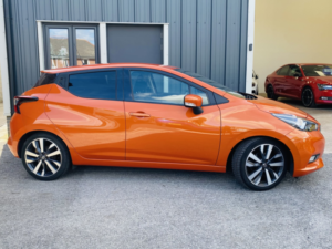 2020 Nissan Micra 1.0 Dig-T Acenta in Orange — image 3