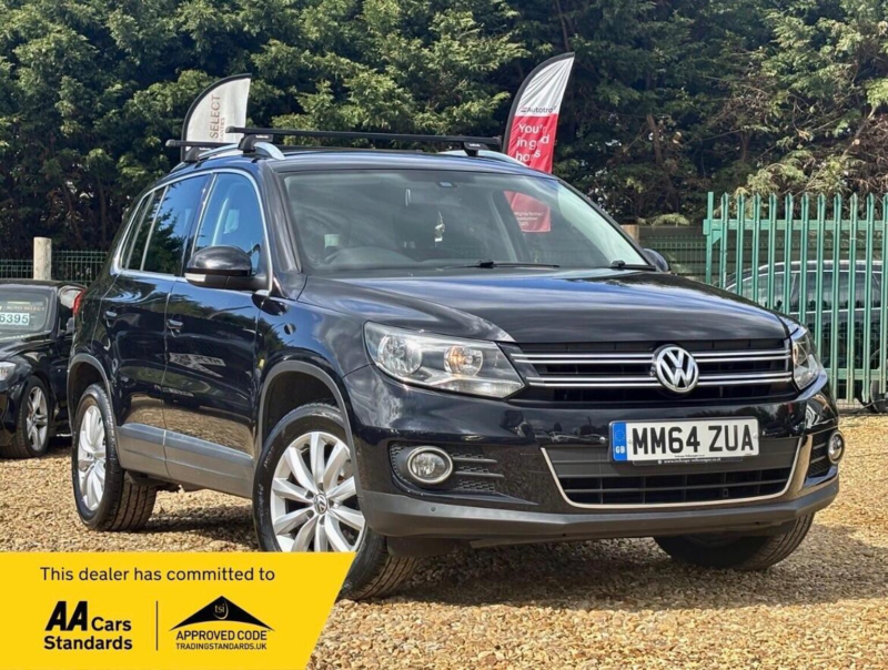 2015 Volkswagen Tiguan 2.0 Tdi Bluemotion Tech Match DSG 4WD Euro 5 (s/s) 5dr in Black — image 1