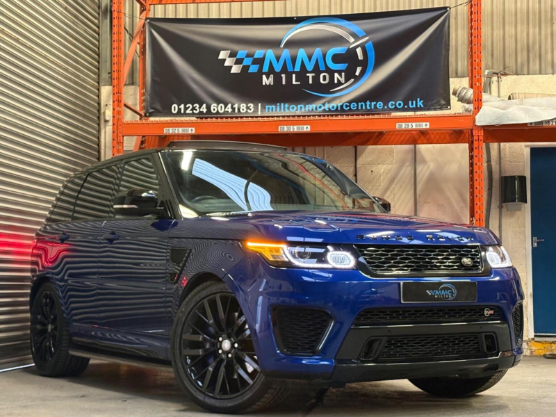 2017 Land Rover Range Rover Sport 5.0 V8 Svr Auto 4WD Euro 6 (s/s) 5dr in Blue — image 1