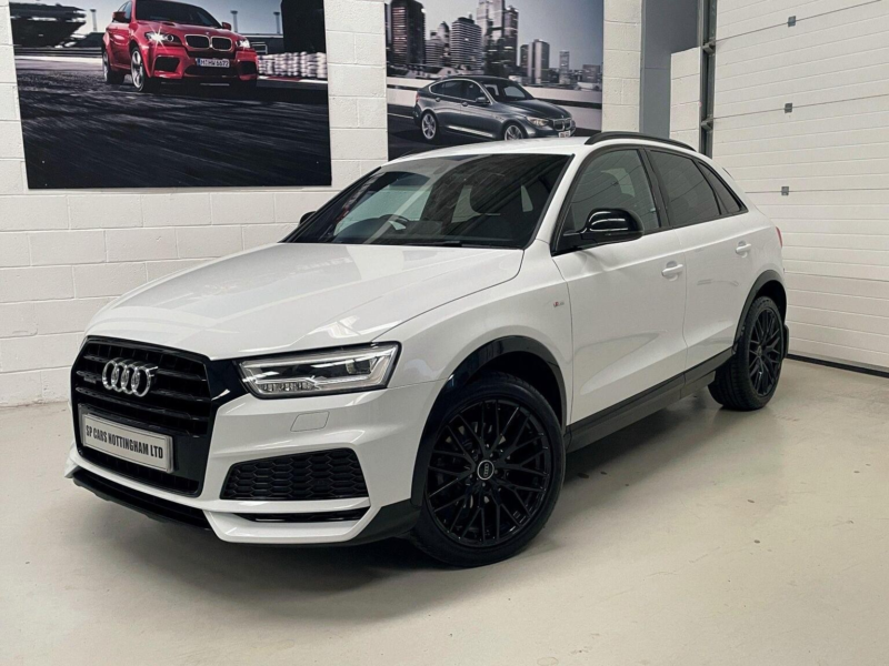 2018 Audi Q3 2.0 Tdi Black Edition S Tronic Quattro Euro 6 (s/s) 5dr in White — image 1