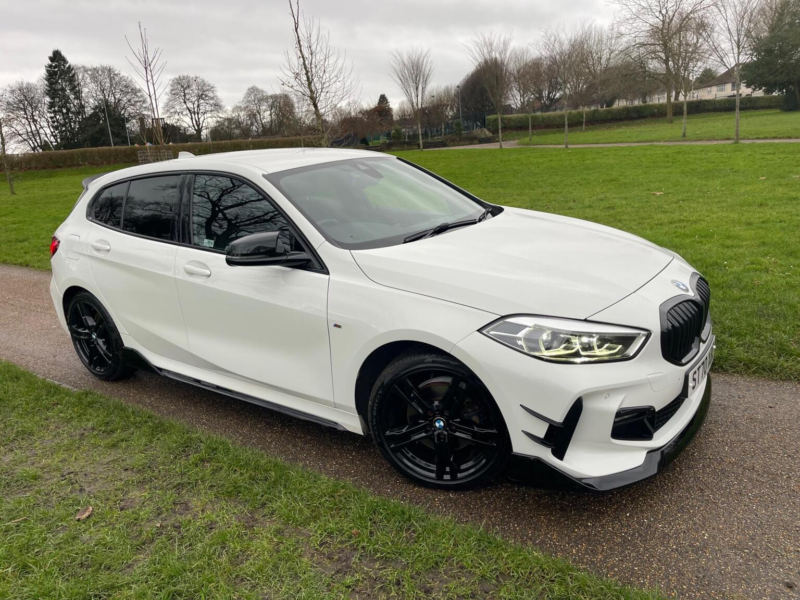 2020 BMW 1 Series 2.0 118d M Sport Euro 6 (s/s) 5dr in White — image 1