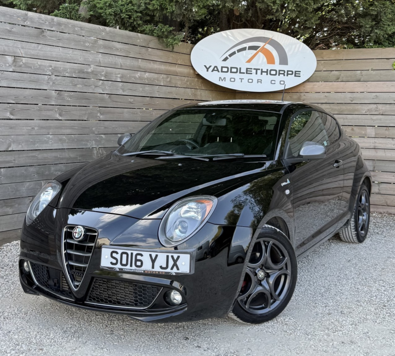 2016 Alfa Romeo Mito 0.9 Mito 875cc Tb Twinair 105 Bhp Qv Line in Black — image 1