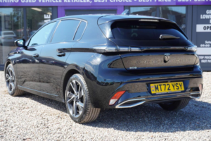 2022 Peugeot 308 1.2 Puretech Allure Premium Eat Euro 6 (s/s) 5dr in Black — image 2