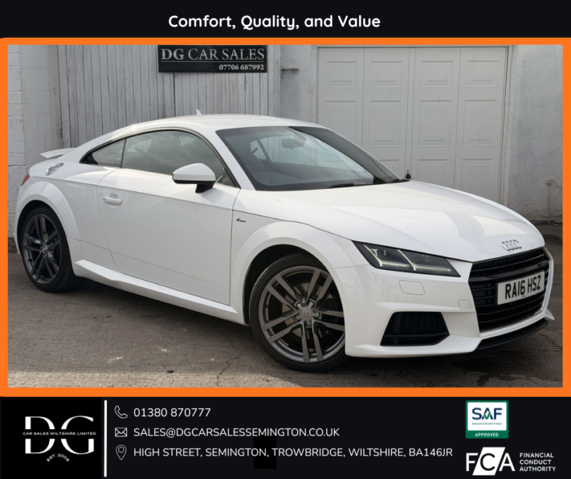 2016 Audi Tt 2.0 Tdi Ultra S Line in White — image 1