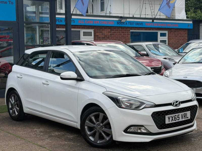 2015 Hyundai I20 1.2 Blue Drive Se Euro 6 (s/s) 5dr in White — image 1