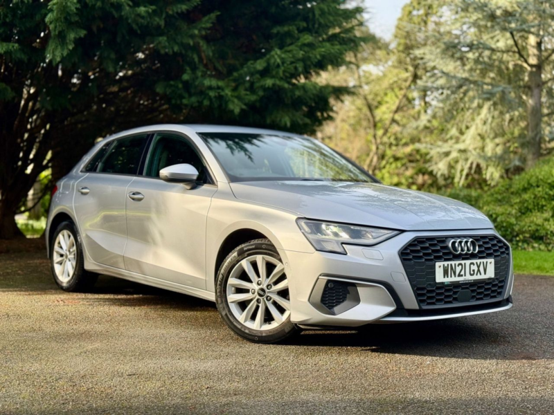 2021 Audi A3 1.5 Tfsi 35 Technik Sportback 5dr C&s Petrol Manual Euro 6 150bhp in Silver — image 1