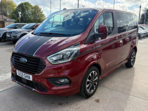 2021 Ford Tourneo Custom 2.0 320 Ecoblue Sport L1 Euro 6 (s/s) 5dr in Red — image 5