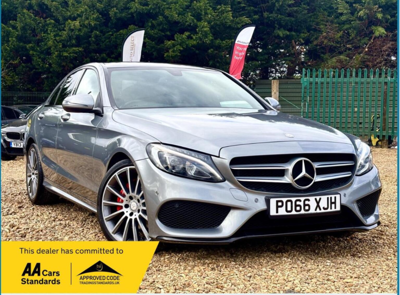 2016 Mercedes-Benz C Class 2.1 C220d Amg Line (premium) 7g-Tronic+ Euro 6 (s/s) 4dr in Silver — image 1
