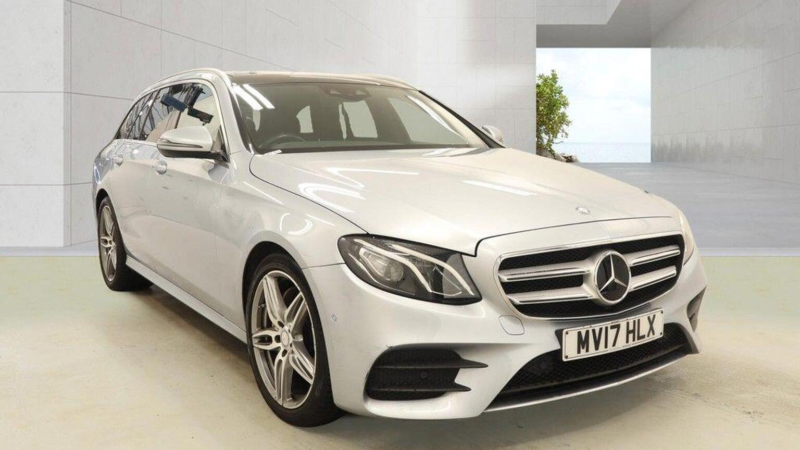 2017 Mercedes-Benz E Class 2.0 E220d Amg Line (premium) G-Tronic+ Euro 6 (s/s) 5dr in Silver — image 1