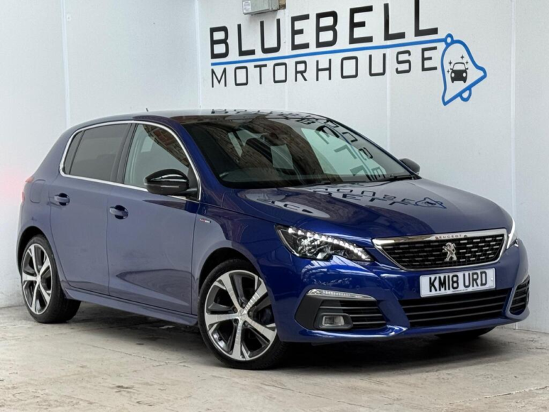 2018 Peugeot 308 1.5 Bluehdi Gt Line Euro 6 (s/s) 5dr in Blue — image 1