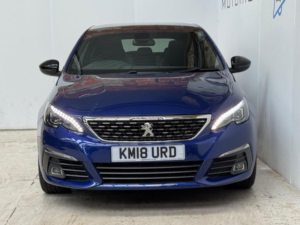 2018 Peugeot 308 1.5 Bluehdi Gt Line Euro 6 (s/s) 5dr in Blue — image 2