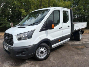 2019 Ford Transit 2.0 350 Ecoblue 1-Way Double Cab Tipper Rwd L3 Euro 6 4dr (1-Way, 1-Stop, Drw) in White — image 3