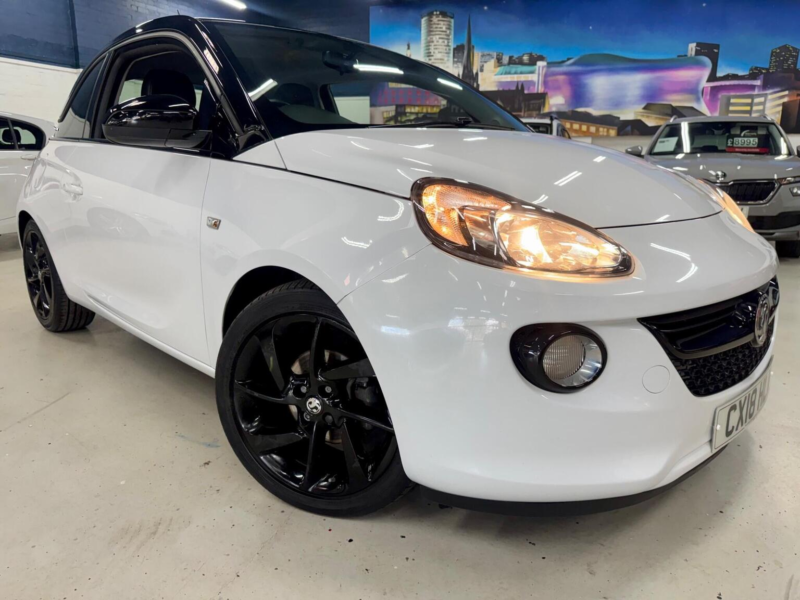2018 Vauxhall Adam 1.2i Energised Black Jack Euro 6 3dr in White — image 1