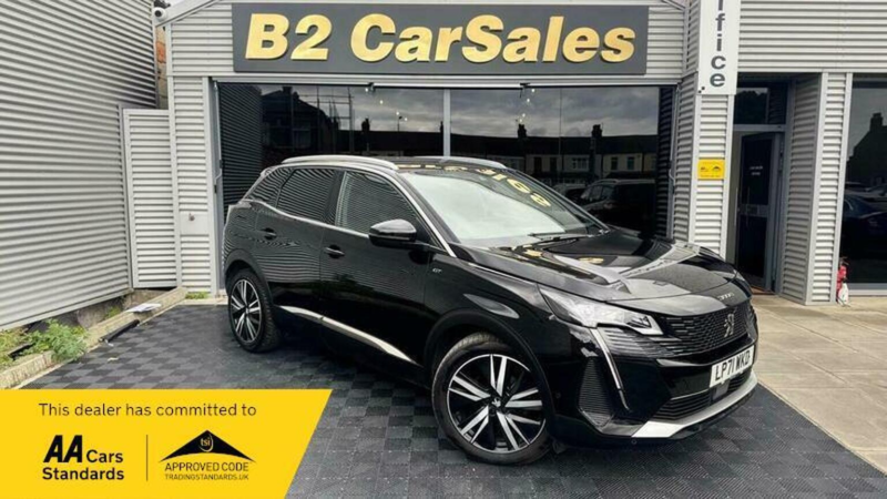 2022 Peugeot 3008 1.2 Puretech Gt Premium Eat Euro 6 (s/s) 5dr in Black — image 1