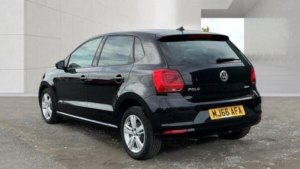 2016 Volkswagen Polo 1.0 Bluemotion Tech Match Euro 6 (s/s) 5dr in Black — image 3