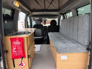 2009 Fiat Doblo Micro Camper Van Urban Campers 2 Berth in Silver — image 2