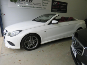 2015 Mercedes-Benz E Class 2.1 E220 Bluetec Amg Line Cabriolet G-Tronic+ Euro 6 (s/s) 2dr in White — image 5