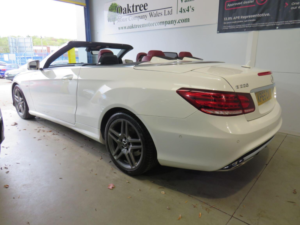 2015 Mercedes-Benz E Class 2.1 E220 Bluetec Amg Line Cabriolet G-Tronic+ Euro 6 (s/s) 2dr in White — image 6