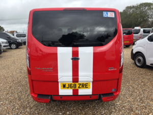 2018 Ford Tourneo Custom Wheelchair Accessible Vehicle Wav 2.0 310 Ecoblue Titanium in Red — image 3