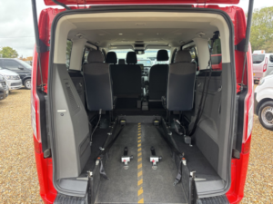 2018 Ford Tourneo Custom Wheelchair Accessible Vehicle Wav 2.0 310 Ecoblue Titanium in Red — image 6