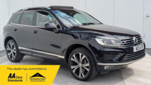 2016 Volkswagen Touareg 3.0 Tdi V6 Bluemotion Tech R-Line Tiptronic 4WD Euro 6 (s/s) 5dr in Black — image 2