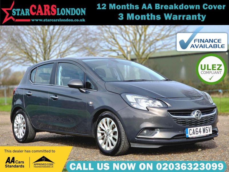 2015 Vauxhall Corsa 1.4i Se Auto Euro 6 5dr in Grey — image 1