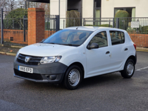 2015 Dacia Sandero 1.2 Access Euro 5 5dr in White — image 3