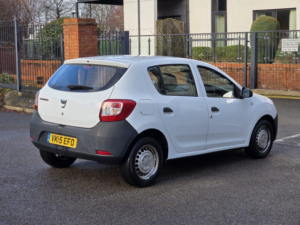 2015 Dacia Sandero 1.2 Access Euro 5 5dr in White — image 6